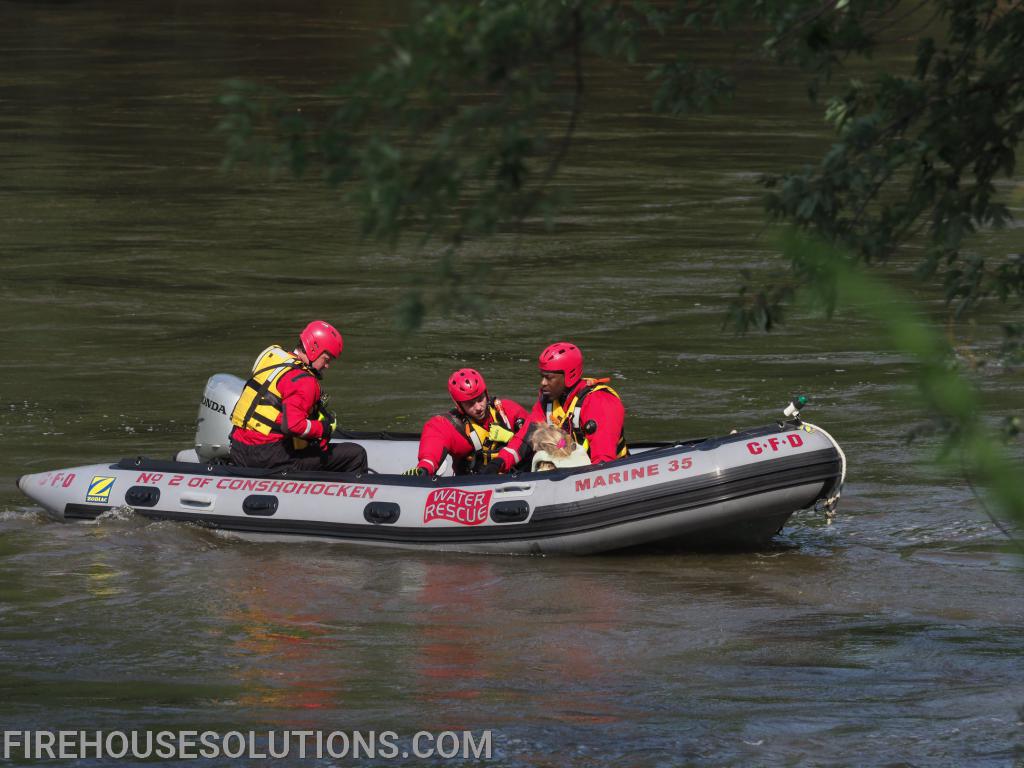Water Rescue, West Conshohocken 2018